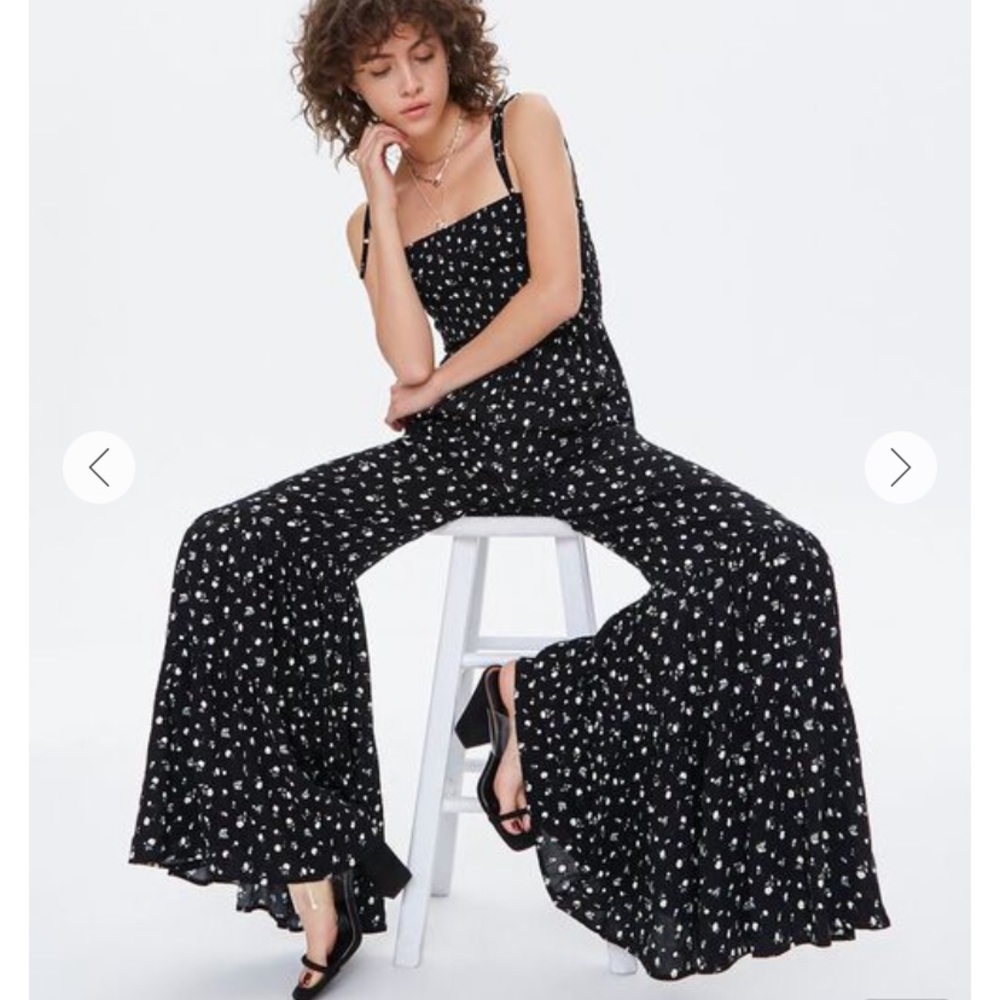 Floral Print Cami Jumpsuit